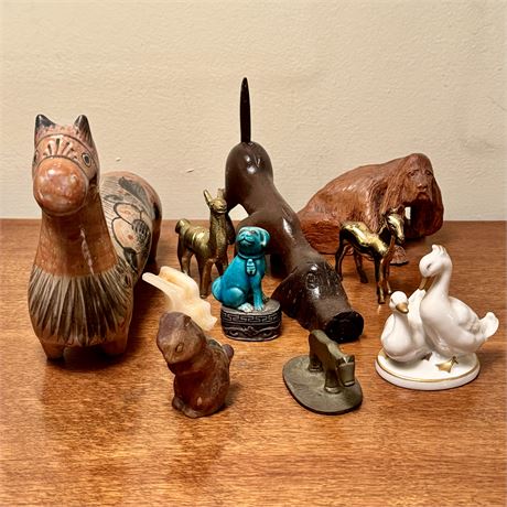 Mixed Animal Figurines Lot