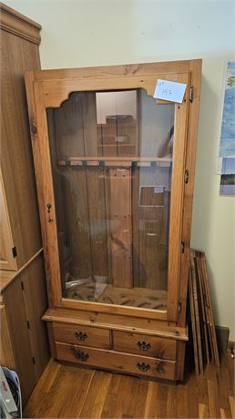 Wood Gun/Rifle Cabinet