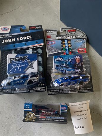 Lionel Racing John Force NHRA Die Cast Cars Peak Coolant & Motor Oil