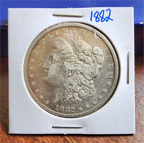 1882 Morgan Silver Dollar