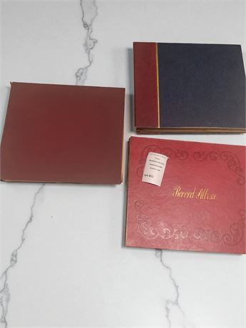 78 RPM Records In Album Book - Lot of 3
