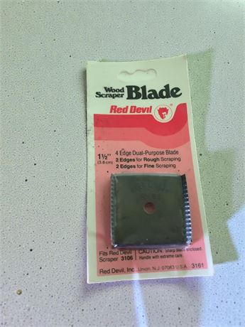 Red Devil 1-1/2" 4 Edge Dual-Purpose Blade Lot - 5 Boxes