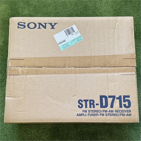 New - Sony AM-FM Stereo Receiver Ampli-Tuner Model STR- D715