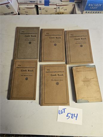 Vintage West Congregational Church Cookbooks