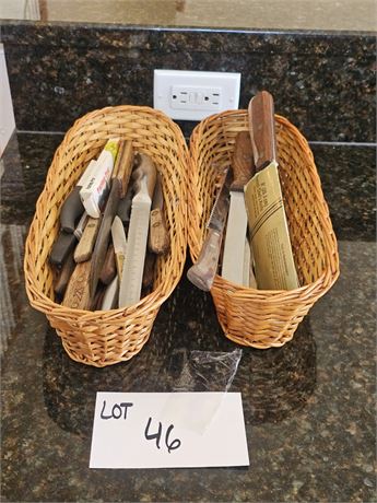 Mixed Kitchen Knife Lot