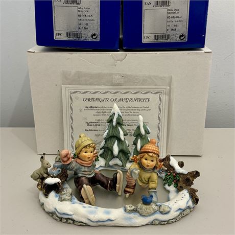 Goebel Hummel Icy Adventure 3-Piece Hummelscapes Set