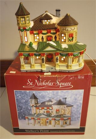 St. Nicholas Square Lighted Village Building