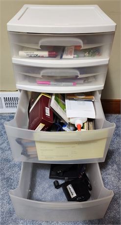 Office Supplies, Sterilite Organizer