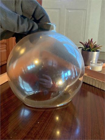 Galaxy Light Amber Glass & White Frosted Glass Replacement Globes - 5 Boxes