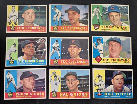 1960 Topps Baseball Cards