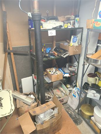 Shelf Cleanout:Tools/Ceiling Light/Paint Supplies/Hardware/Electrical & More