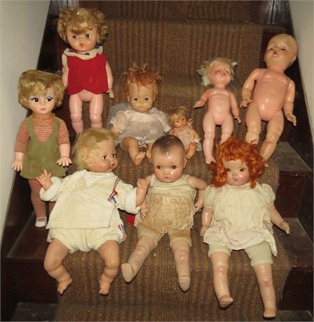 Vintage Assorted Dolls