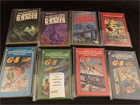 G-8 And His Battle Aces Comic Book Lot of 8