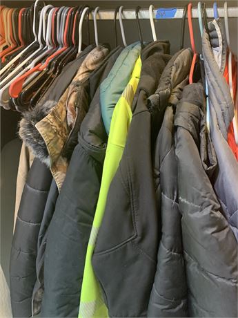 Left Side of Foyer Closet Fall/Winter and Hunting Jackets and More