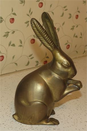 Enesco Brass Rabbit Figurine