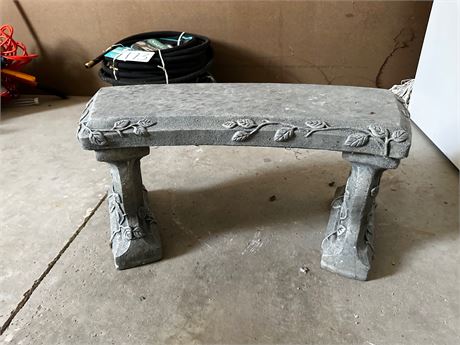 Cement Decorative Outdoor Bench