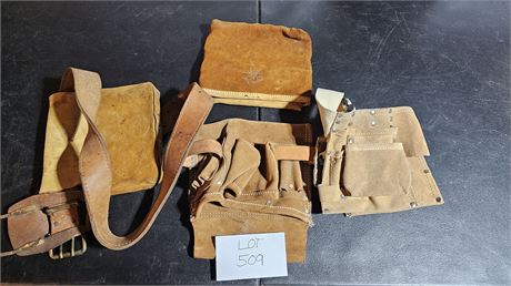 Mixed Leather Tool Belts & More