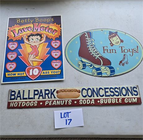 Mixed Metal wall signs