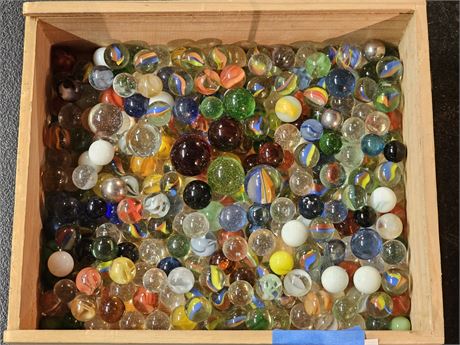 Mixed Vintage Marbles : Cat Eyes & More