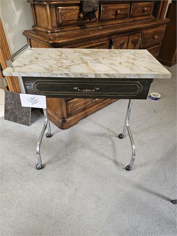 Hair Salon Desk On Castors