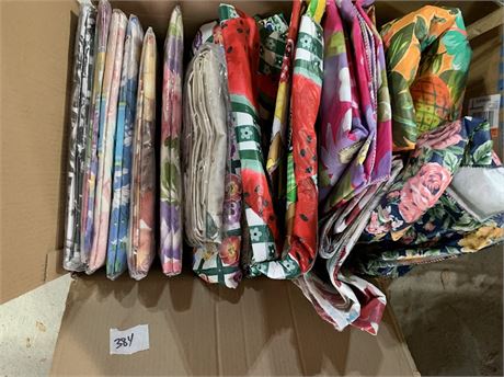 Vinyl Tablecloth Lot