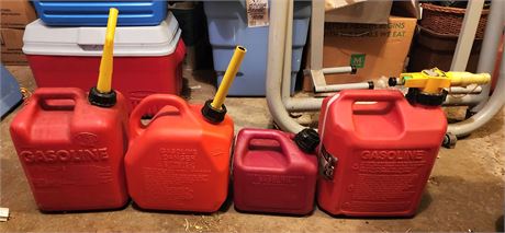 Gas Cans Lot