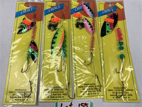 Choice Worm Harness Lure Lot of 4