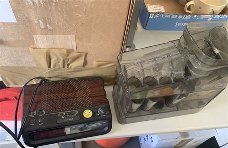 IKEA HÅLLBAR Recycling Bins/Trash Cans,Plastic WasteMoney Counter, Clock Radio