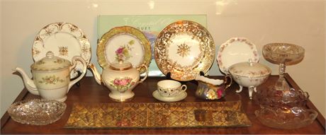 Plates, Tea Pots, Glass