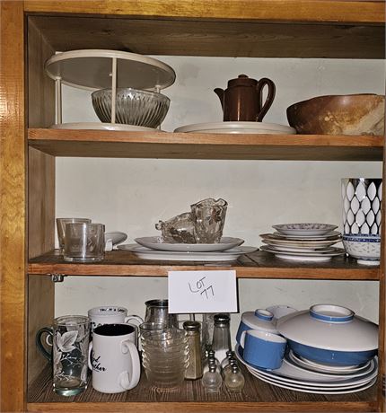 Cupboard Cleanout - Lazy Susans, Cups, Mikasa, Pyrex & More