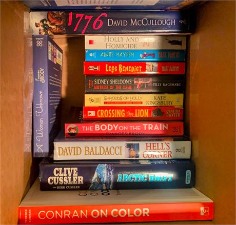 History, Thriller, Design Books By David McCullough, Clive Cussler & More