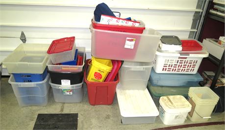 Totes & Storage Container Cleanout