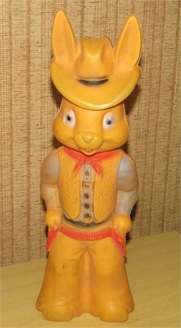 Vintage Rabbit Cowboy Bank
