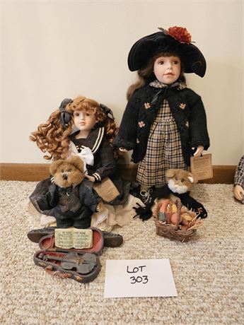 Boyd Dolls&Bears:2000 Lindsey Limited 8,806/18,000 & '99 Kayla Limited 160/12k