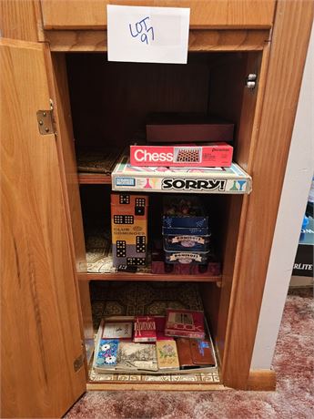 Mixed Game Lot- Cards, Dominos, Dice & More
