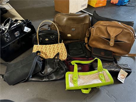 Large lot of Women's handbags