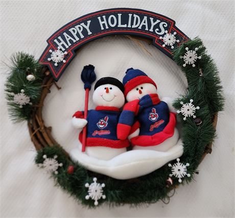 Cleveland Indians Wreath