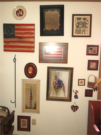 Patriotic Decor Wall Cleanout