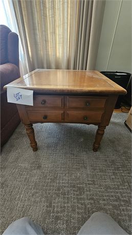 Wood Living Room End Table