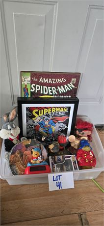 Nostalgia Collector's Lot banks alarm clock bobble heads and more
