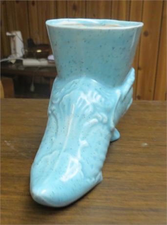 Vintage Porcelain Victorian Style Shoe Planter