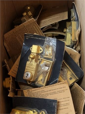 ILCO Unican Brass Surface Deadbolt Lock Lot