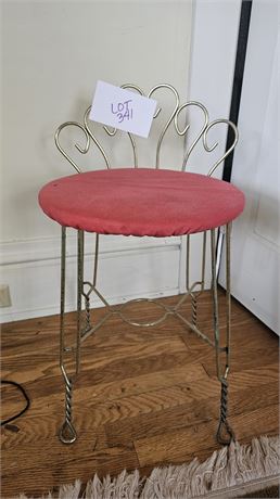 Metal Vanity Chair