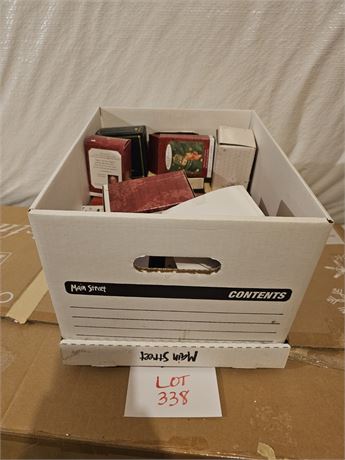 Mixed Hallmark-Boyd & Blown Glass Christmas Ornaments