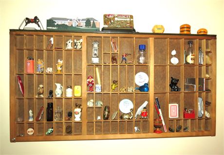 Knick Knack Shelf and Contents