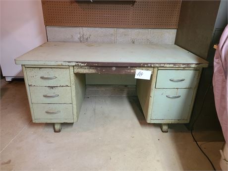 Metal Storage Office Desk