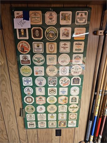 Mixed Lot of Bar Coasters - Display Art