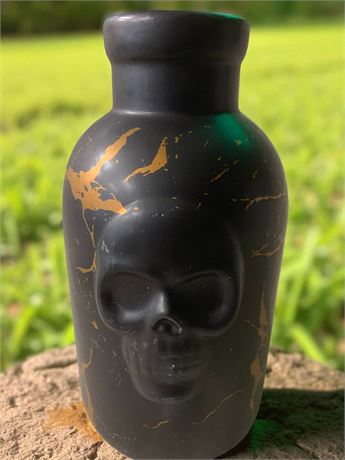 Skull Ceramic Decorative Container by Ashland Michaels Store 8 Inches Tall