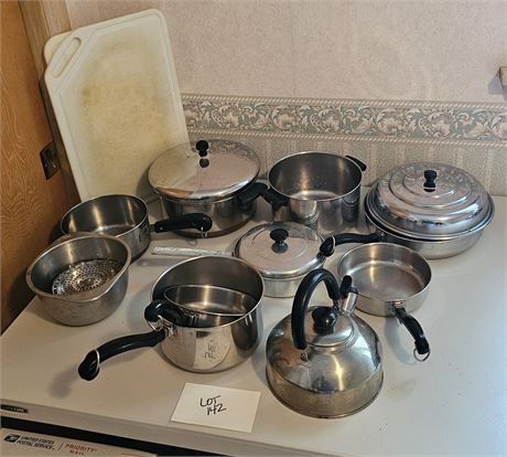 Mixed Pot & Pan Lot: Faberware, Comet & More