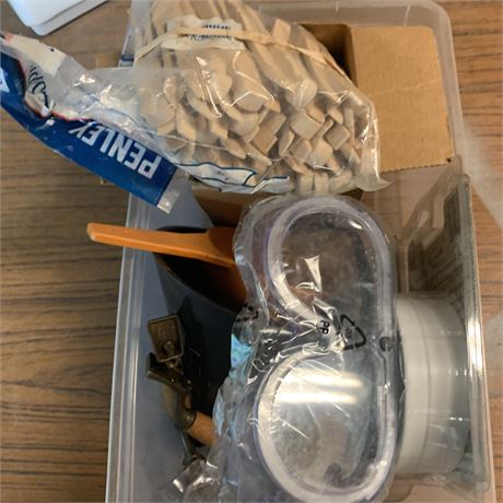 Protective Goggles, Clothespins, Tub & Floor Caulkstrip & More